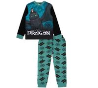 How To Train Your Dragon Schlafanzug für Jungen, Nachtwäsche-Set mit Ohne- und Schluckauf, Kinder-Nachtwäsche im Alter von 5-6 bis 12-13 Jahren, blau, 7-8 Years