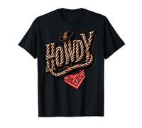 Howdy Rope Cowboyhut Lustiger Spruch Western Herren Damen Kinder T-Shirt