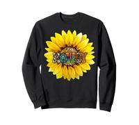 Howdy Sunflower Western Cowgirl Country Ästhetisches Design Sweatshirt
