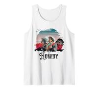 Howdy Western Cowgirl Melanin Cowgirls African American Tank Top