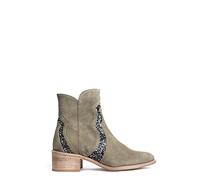 Howsty Damen Dallas Stiefeletten, Grün (Kaki 06)