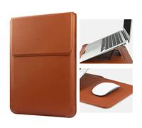 HoYiXi 15 16 Zoll Laptop Hülle Tasche Kompatibel mit MacBook Pro 16 2021 & 2019/ASUS Vivobook 15/Huawei MateBook D15/HP 15.6" PC/MacBook Pro 15/Surface Laptop 3/Dell Acer Lenovo 15'' PC, Braun