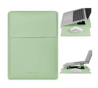 HoYiXi 15.6 Zoll Laptop Hülle mit klappbarem Ständer Kompatibel mit MacBook Pro 16/15.4'' MacBook Pro 15/Mac Air 15,15-16'' pc case for HP, Dell, Acer, Asus,15 Zoll Laptop Sleeve case,Grün