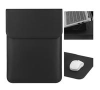 HoYiXi 17,3'' Laptop Hülle mit Ständer und magnetischem Verschluss für HP Essential 17/ HP Pavilion Envy 17, kompatibel mit IdeaPad/LG Gram/ASUS/Dell/ROG Strix/Acer 17-17,3 Zoll Laptop Sleeve, Schwarz