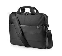 HP Aktentasche (1FK07AA) Umhängetasche mit Reißverschluss für Laptops, Tablets (15,6 Zoll) schwarz
