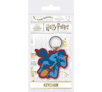 Pyramid International Harry Potter Gummi-Schlüsselanhänger, Reißverschluss oder Rucksackanhänger (Seeker Harry Design) - Offizielles Merchandise-Produkt, blau, 4.5 x 6cm, Charm