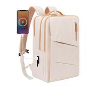 Hp hope Laptop Rucksack Business Rucksack Damen, Rucksäcke Herren 15,6 Zoll Laptop, 22L Handgepäck Reisetasche mit USB-Anschluss, Wasserdicht Backpack Reisen Arbeit Flugzeug, Schwarzplus