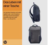 HP Inc HP Travel - Notebook-Rucksack - 39.6 cm - bis zu 15.6" - Iron Gray - für Victus by HP Laptop 15, Laptop 15s, Pavilion x360 Laptop, Pro x360 (6H2D9AA) - PayPal 0% Finanzierung
