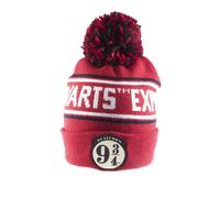 HP Logo Black Beanie Pom One Size