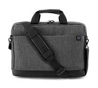 HP Renew Reise-Laptop-Tasche 15,6 Zoll, Wasserabweisende Laptoptasche mit Trolley-Gurt, gepolstertem Laptop-Fach, Fächern für Zubehör und Dokumente, Grau
