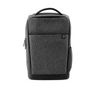 HP Renew Reiserucksack, 15,6 Zoll Laptop Rucksack, recyceltes Material, wasserabweisend, mit Trolley-Griffdurchführung, gepolsterten Riemen, vielen Fächern, integriertem Organizer, Grau