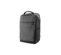HP Renew Reiserucksack, 15,6 Zoll Laptop Rucksack, recyceltes Material, wasserabweisend, mit Trolley-Griffdurchführung, gepolsterten Riemen, vielen Fächern, integriertem Organizer, Grau