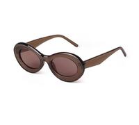 HPIRME Kleine ovale Sonnenbrille Damen Retro-Rahmen Sonnenbrille Dekor Linse getönte Farbtöne Brillen weiblich UV400,C3,Einheitsgröße