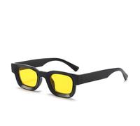 HPIRME Kleine rechteckige Sonnenbrille Damen Herren Vintage Luxus Sonnenbrillen (6)