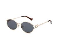 HPIRME Kleine Sonnenbrille Metallrahmen Frau Brille UV-Schutz Mann Shades, 1, Einheitsgröße