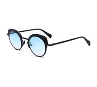 HPIRME Luxusbrille für Damen im Retro-Stil, Acetat-Metallrahmen, UV400 (Farbe C2)