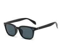HPIRME Modische Brille für Damen, Nieten-Sonnenbrille, UV400, für Damen (Schwarz-Schwarz)