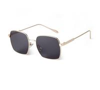HPIRME Modische Metallrahmenbrille für Damen und Herren, UV-Schutzgläser für Autofahrer (UV400(2))