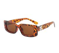 HPIRME Modische Sonnenbrille für Damen und Herren, klein, rechteckig, Vintage-Stil, Autofahren (BAO)