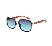 HPIRME Modische Sonnenbrille mit Doppelstrahlrahmen für Männer und Frauen, UV-beständig (3)