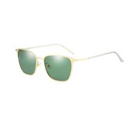 HPIRME Polarisierte Brille Herren Luxus Metall Rechteckig Männlich Vintage Outdoor Angelbrille UV400 (JY8204-C4)