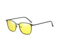 HPIRME Polarisierte Brille Herren Luxus Metall Rechteckig Männlich Vintage Outdoor Angelbrille UV400 (JY8204-C5)