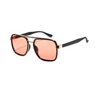 HPIRME Rahmen Modische Doppelstrahl-Sonnenbrille für Männer und Frauen UV-beständig (7)