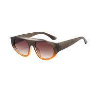 HPIRME Retro Big Frame Cat Eye Sonnenbrille Damen Herren Luxus Outdoor Autofahren UV400(KD98102-C1-C2)
