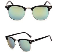 HPIRME Retro-Sonnenbrille Damenbrille Damenbrille Damen/Herren Spiegel, 9, Einheitsgröße