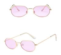 HPIRME Retro-Sonnenbrille für Frauen beim Autofahren im Freien (Gold-Lila)