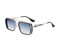 HPIRME Retro-Sonnenbrille im Punk-Stil für Herren, geeignet für Outdoor-Aktivitäten wie Autofahren, UV400-Schutz (C6)