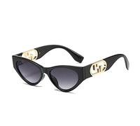 HPIRME Sonnenbrille Kleine Katzenaugen-Sonnenbrille für Damen, Damen, C1, Einheitsgröße