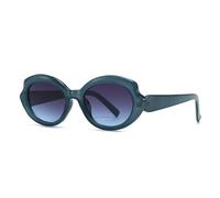HPIRME Steampunk-Brille mit Nieten im Vintage-Stil, UV400-Schutz, Retro-Mode (blau)