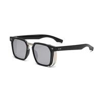 HPIRME Steampunk-Brille mit Nieten im Vintage-Stil, UV400-Schutz, Retro-Mode (C5)