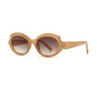 HPIRME Steampunk-Brille mit Nieten im Vintage-Stil, UV400-Schutz, Retro-Mode (Orange)