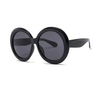 HPIRME Vintage große runde Sonnenbrille für Damen, Farbverlauf, übergroße Sonnenbrille, weiblich, verspiegelt, klare Farbtöne, D1, Einheitsgröße