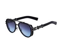 HPIRME Vintage Sonnenbrille mit Metallrahmen für Damen und Herren, für Autofahrten im Freien, für den Urlaub, Sonnenbrille für Männer, Punk-Brille, 6, Einheitsgröße