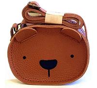 Hrippy Umhängetasche Crossbody Bag Pu Leder Niedliche Cartoon Bär Handtaschen Mode Small Reißverschluss Ungezwungene Universelle Für Kinder Kinder