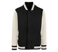 HRM College Jacke Herren I Premium Baseball Jacke Herren aus weichem Mischgewebe 70% Baumwolle mit Reisverschluss I Hochwertige & nachhaltige Herren-Bekleidung