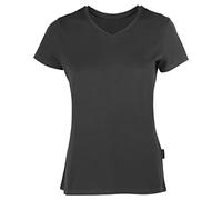 HRM202 HRM Damen V-Ausschnitt T-Shirt Dark Grey XXL