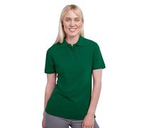 HRM Damen Heavy Performance W Polohemd, Bottle-Green, Small