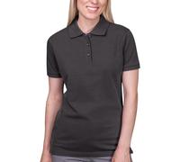 HRM Poloshirt Heavy Stretch Pique Damen bis Größe 5XL Dunkelgrau L