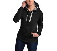 HRM Damen Kapuzenjacke Jas F HRM801 Schwarz XL (EU)