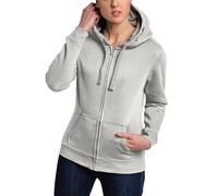 HRM Damen Hooded Jacket I Premium Kapuzenjacke Damen mit Kontrast-Innenfutter I Basic Hoodie mit Reißverschluss I Zip Hoodie I Hochwertige & nachhaltige Damen-Oberteile