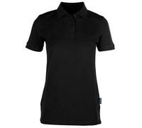 HRM Damen Ladies Heavy Stretch Polo röße 5XL Poloshirt Pique Schwarz M