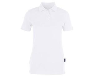 HRM Damen Ladies Heavy Stretch Polo bis Größe 5XL Poloshirt Pique Weiß 4XL