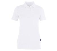 HRM Damen Ladies Heavy Stretch Polo bis Größe 5XL Poloshirt Pique Weiß L