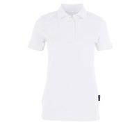 HRM Damen Ladies Heavy Stretch Polo bis Größe 5XL Poloshirt Pique Weiß M