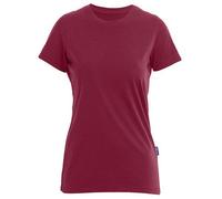 HRM Damen Ladies Luxury Roundneck T-Shirt Runhals Bordeaux M