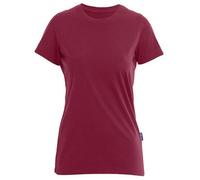 HRM Damen Ladies Luxury Roundneck T-Shirt Runhals Bordeaux S
